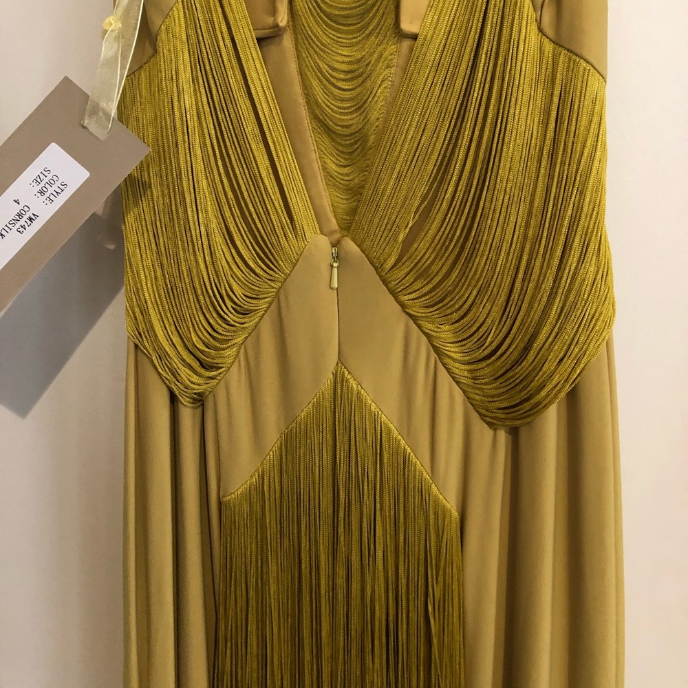 Brand new Mignon fringe gown with low back - Picture 7 of 7